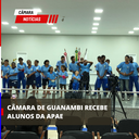 CÂMARA DE GUANAMBI RECEBE ALUNOS DA APAE