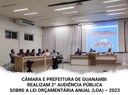 CÂMARA E PREFEITURA DE GUANAMBI REALIZAM 2º AUDIÊNCIA PÚBLICA SOBRE A LEI ORÇAMENTÁRIA ANUAL (LOA) – 2023