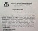 Câmara entrega moção ao Coronel Marcelo