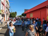 O LEGISLATIVO DO MUNICÍPIO FEZ-SE PRESENTE NA CAMINHADA DO MOVIMENTO “VIDA SIM, BARRAGEM NÃO”.