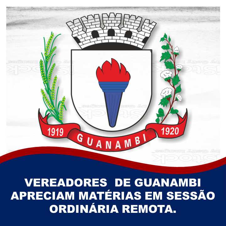 VEREADORES DE GUANAMBI APRECIAM MATÉRIAS EM SESSÃO ORDINÁRIA REMOTA.